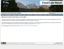 Tablet Screenshot of fossillakeranchhoa.com